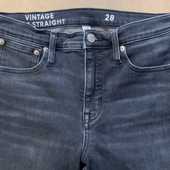 J Crew vintage straight 9" mid rise jeans - Picture 2 of 7